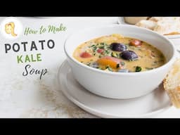 EASY Vegan Potato Kale Soup | plant-based, gluten-free, healthy | Chef Ani