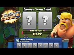 "RANDOM DECK!" 2v2 Draft Challenge! Clash Royale