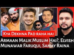 Armaan Malik Muslim Hai? | Elvish Yadav Munawar Faruqui | Samay Raina, Andhbhakt, | Mr Reaction Wala