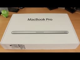 15" MacBook Pro Quad Core i7 Unboxing (Mid 2012)