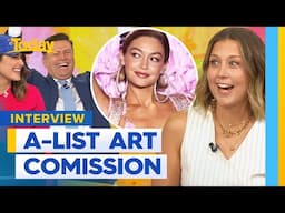 Gigi Hadid commissions one of a kind piece from Aussie artist | Today Show Australia