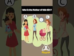 Who is the Mother of this Girl?  IQ TEST | Malayalam Riddles| Brain Test| Detective Riddles #shorts