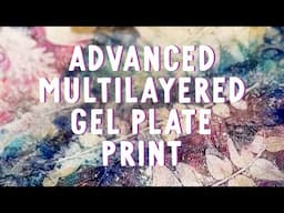 **Mastering Botanical Gel Printing: Advanced Multilayered Technique | Art Tutorial**