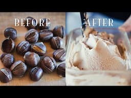 From Store-Bought Chestnuts to Rich Gelato Using Only 4 Ingredients