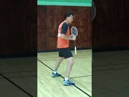 Badminton Warm Up Footwork part 1   Coach Andy Chong #shorts