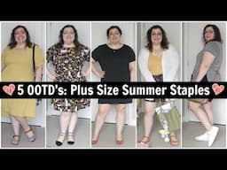 My Plus Size Style: Thrifty Hot Summer Staples!!! | AUGUST 2024 OOTM (Outfits of the Month)