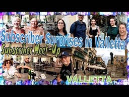 Subscriber Meet-Up in Valletta | Unexpected Surprises & Friendly Faces at Eddies Café!