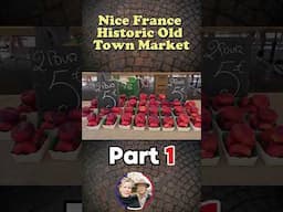 Nice France Historic Old Town Market #shorts