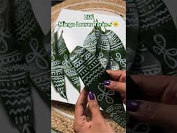 DIY Mango Leaves Toran | Festive Toran | Traditional Toran | Ganesh Chaturthi Decor ideas #shorts