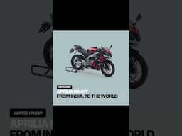 Aprilia RS 457: From India To the World! (Full Video in Related Link!)