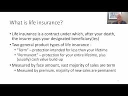 Bogleheads® Chapter Series – All about life insurance