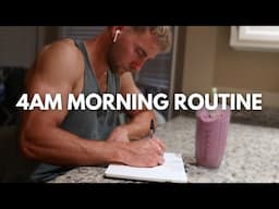 4:00AM Weekend Morning Routine | Workout, Breakfast, Content Creation