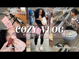 COZY VLOG ♡ 50K SUBSCRIBERS GIVEAWAY, Pumpkin Patch, Grwm New Makeup, Shopping Haul + More!