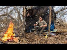 Bushcraft Shelter Camping Solo Overnighter