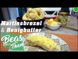 Fluffige Martinsbrezeln Rezept mit Honigbutter Aufstrich