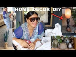 DIY LAMP || HOMEGOODS HAUL|| STYLING NEW DECOR & More...