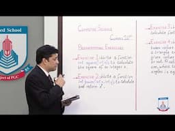 Class 10 - Computer Studies - Chapter 5 - Lecture 9 - Programming Exercises: 1 to 4 - Allied Schools