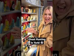 WE WENT GHOST HUNTING IN YORK! 👻 #halloween #yorkshire #york #ghost #minivlog #shorts