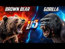 Brown Bear VS Gorilla