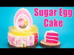 How to Make an Easter Egg Cake (Panoramic Sugar Egg Recipe)