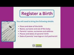 Register a Birth