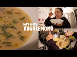 COOKING WITH KRISTEN! | Avgolemono soup