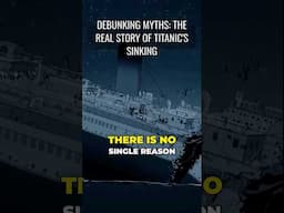 Debunking the Story of The Titanic 🚢🔥 #titanic #titanicsinking  #history