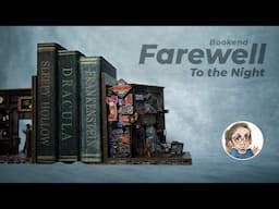 [Exclusive ] Farewell to the Night Bookends | DIY Miniature Dollhouse Crafts |