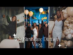 Birthday Vlog 🥳 | My 25th Birthday Shoot, Dinner Party & Gifts Unboxing 🇬🇧