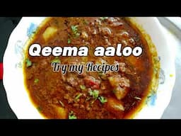 Lucknow Hotel Style Aloo Keema Recipe आलू कीमा कैसे बनाए |Aloo  Mutton Keema | Aloo Keema Recipe...