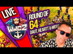 DauT vs Miguel Wandering Warriors Cup 2 Round of 64  Ganji,Hearttt & more #ageofempires2 (21-11-24)