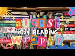 August 2024 reading wrap up!🩷🕯️✨manga, lit fic and a new 5 star read!