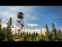 Solo hike to a fire tower in New York | Loon Lake Mountain in the Adirondacks