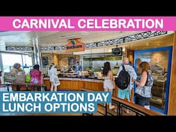 Carnival Celebration: Embarkation Day Lunch Options