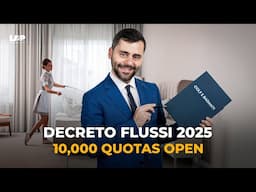 Decreto Flussi 2025: Apply by Nov 30 for 10,000 Home Work Quotas!