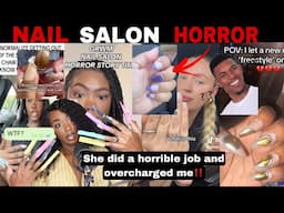 MERCY! 😱 NAIL SALON HORROR STORIES! WOMEN SHARE THEIR WORST NAIL SHOP EXPERIENCE | TIK TOK COMP