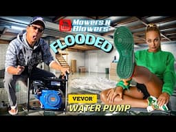 VEVOR 6.5HP 132GPM 4-Stroke 209cc Gasoline Powered Engine 2” Water Transfer Pump Cast Iron Impeller