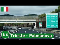 A4 from Trieste to Palmanova in Italy