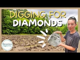 Digging for Diamonds - Will We Find A Gem? - Crater of Diamonds State Park - Murfreesboro, Arkansas