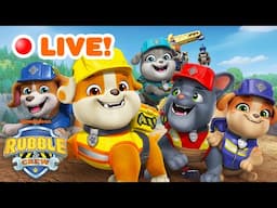 🔴 LIVE: Rubble's Family & Friends Make Rescues & Builds! | Rubble & Crew