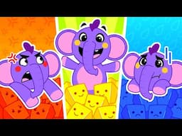 Sad or Happy 😊😒 Meet the Emotions! + More Songs 🎵Kent The Elephant & KidsCamp by Purr-Purr Tails