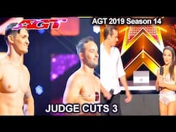 Duo MainTenanT – Andrei & Alexander  Acrobats| America's Got Talent 2019 Judge Cuts