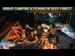 2 Days Group Camping And Fishing On A Jungle River | Camping In Odisha with @TRIPTHEWILD