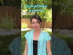 Crochet light weight summer cardi