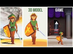 Remaking Zelda II #2 - Link model and some animations