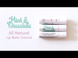 Lip balm Tutorial & Recipe - All Natural - Cocoa Butter - Nature Packaged Review Pure Essential Oils