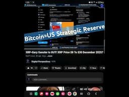 #XRP- USA Bitcoin Strategic Reserve?