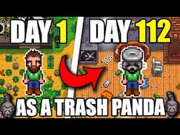 I played 100 days of Stardew Valley BUT as a Trash Panda?