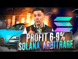 Crypto Arbitrage | Profit +9% | New Strategy Trading Solana 2024 | Solana News 2024 | July 2024