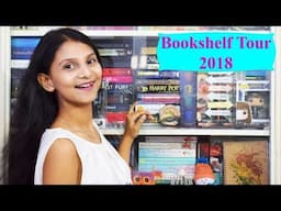 Bookshelf Tour 2018 I English Hindi and Bengali Books I An Indian Booktuber